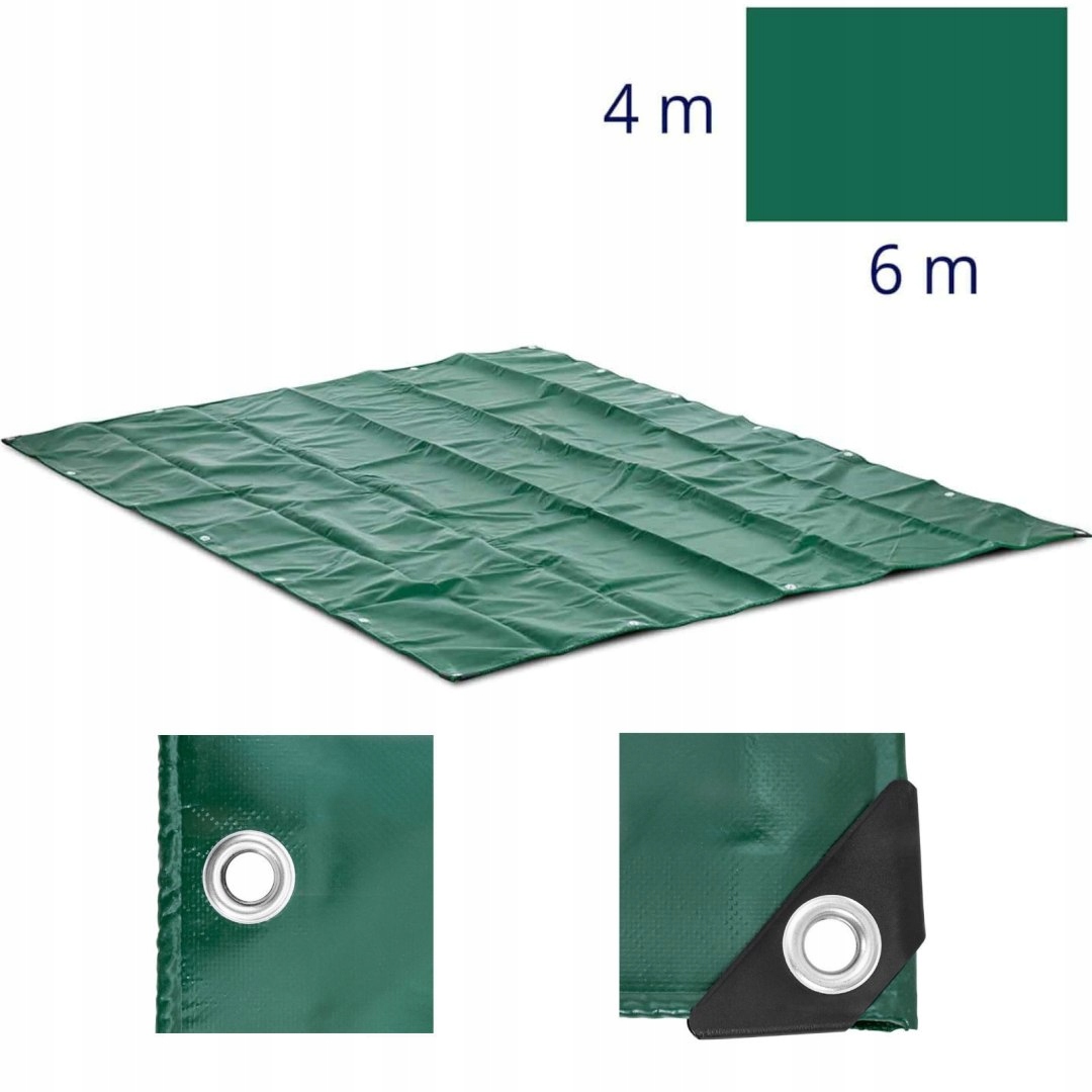 Všestranná ochranná plachta Wiesenfield s očkami, PVC 650 g/m2, 600 x 400 cm